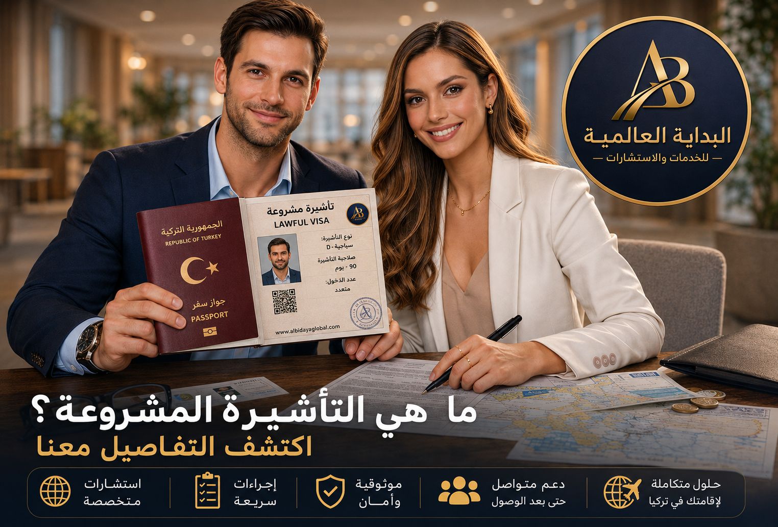 ما هي تأشيرة الإقامة المشروطة؟  دليل مُحدَّث لعام ٢٠٢٦ للحصول على تأشيرة إقامة مشروطة